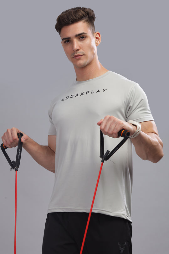 Air Cool Tee – Half Sleeve - Light Grey