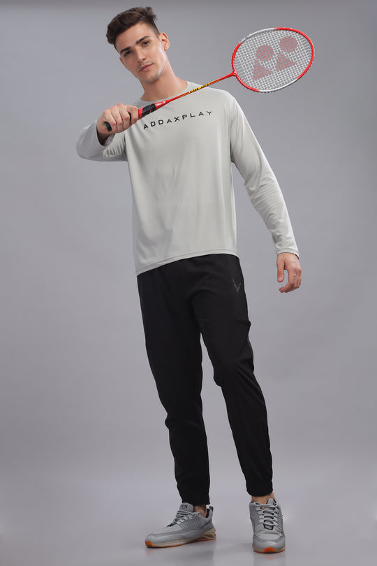 Air Cool Tee – Full Sleeve - Light Grey