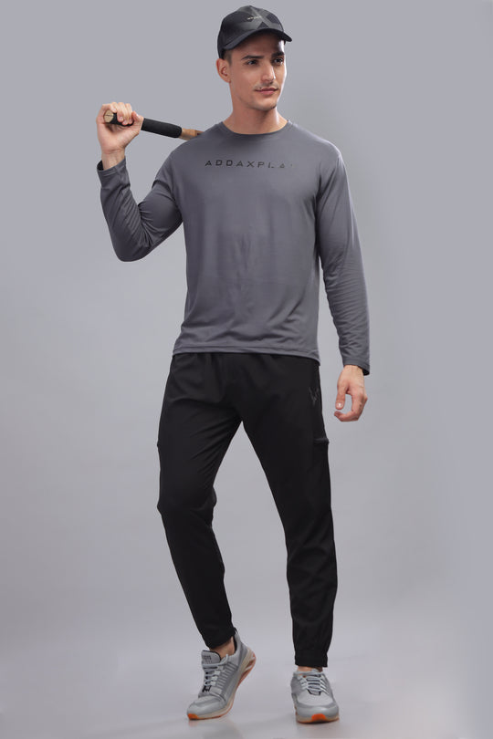 Air Cool Tee – Full Sleeve - Dark Grey