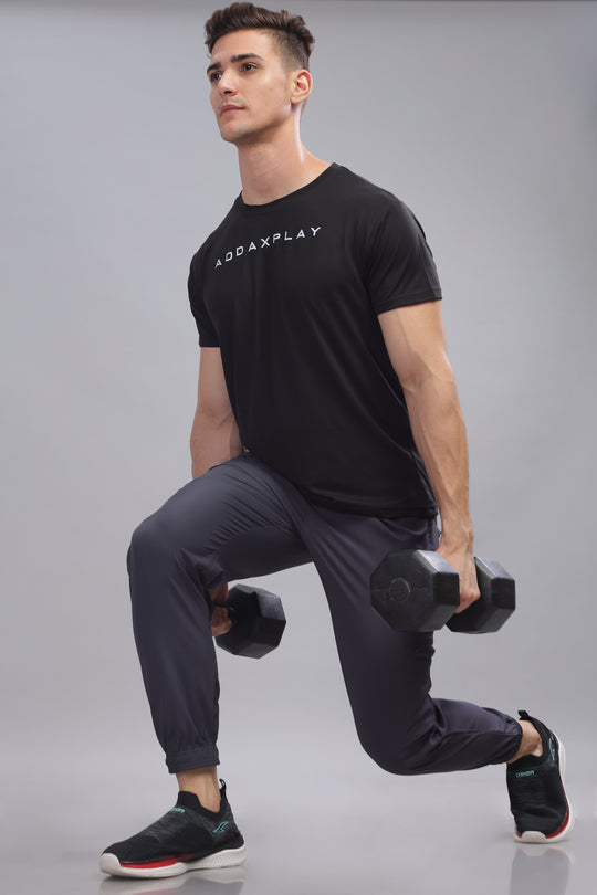 Air Cool Tee – Half Sleeve - Black