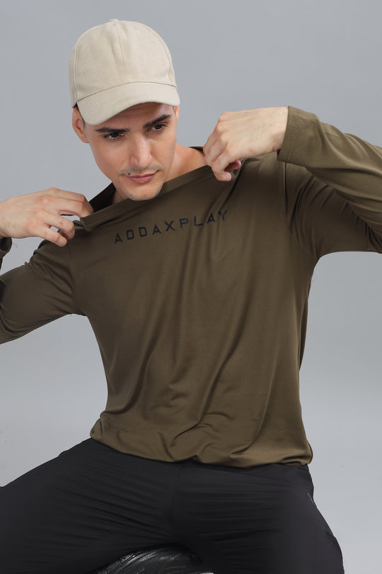 Air Cool Tee – Full Sleeve - Olive