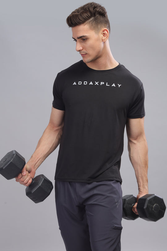 Air Cool Tee – Half Sleeve - Black