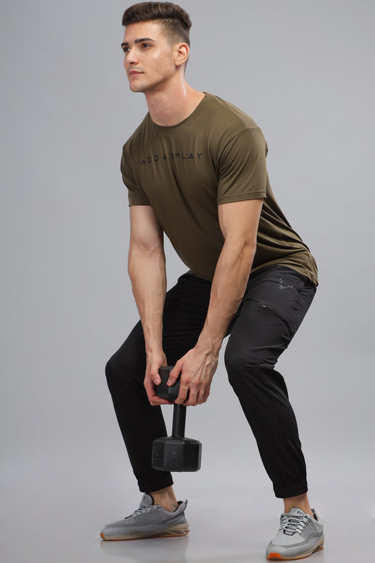 Air Cool Tee – Half Sleeve - Olive Green
