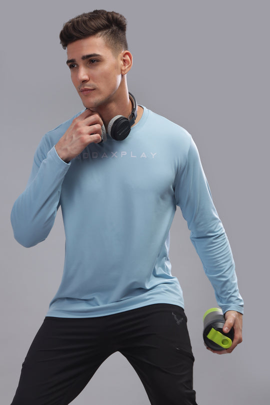 Air Cool Tee – Full Sleeve - Sky Blue