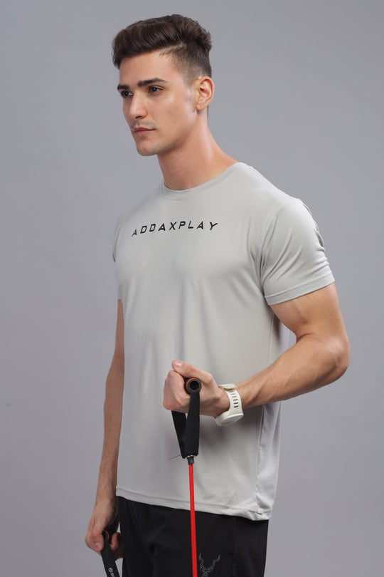 Air Cool Tee – Half Sleeve - Light Grey