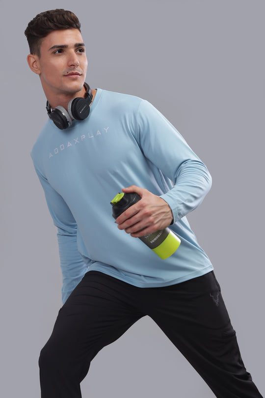 Air Cool Tee – Full Sleeve - Sky Blue