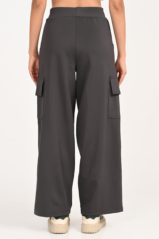 Stain Proof Dark Grey Cargo Pants