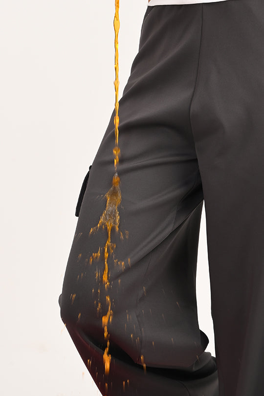Stain Proof Dark Grey Cargo Pants