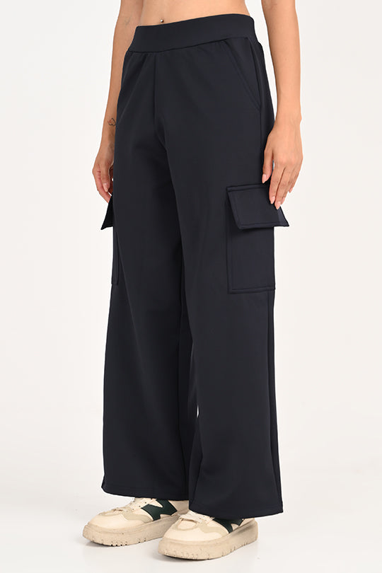 Stain Proof Navy Cargo Pants