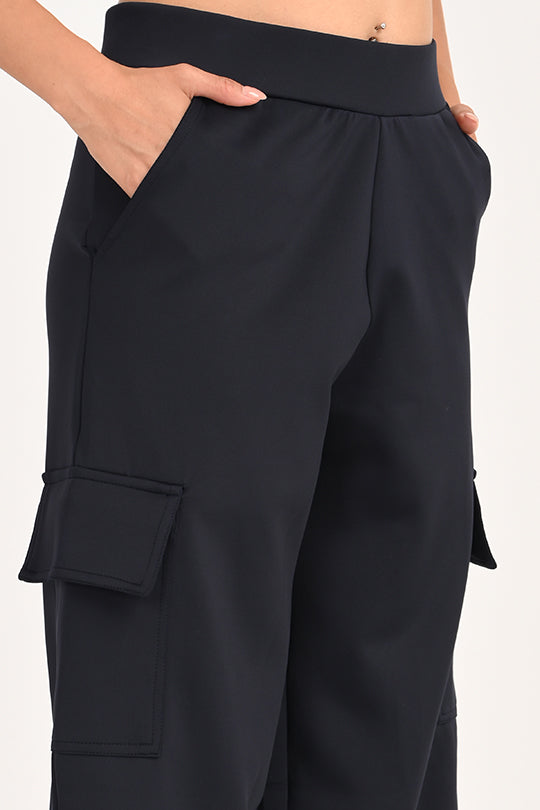 Stain Proof Navy Cargo Pants