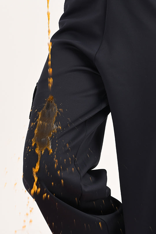 Stain Proof Navy Cargo Pants