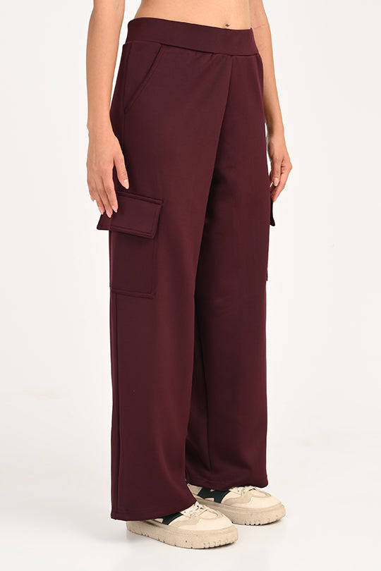 Stain Proof Wine Cargo Pants