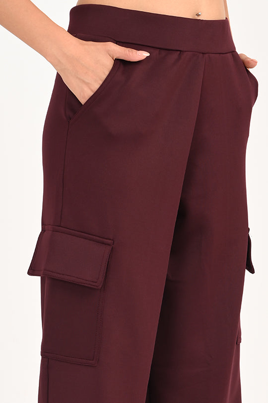 Stain Proof Wine Cargo Pants