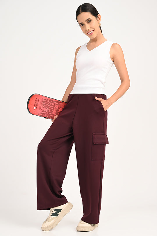 Stain Proof Wine Cargo Pants