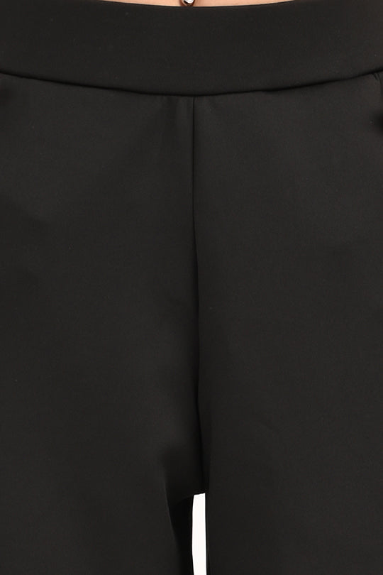 Stain Proof Black Cargo Pants