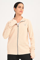 ADDAXPLAY Sunproof & Stain-Proof Performance Jacket in Light Cream