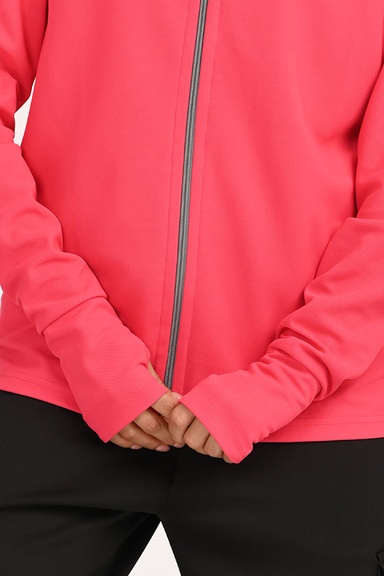 ADDAXPLAY Sunproof & Stain-Proof Performance Jacket in Hot Pink