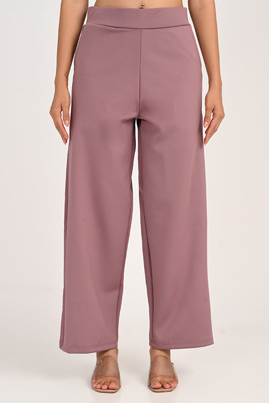 Stain Proof Turkish Pink Wide Leg Pants