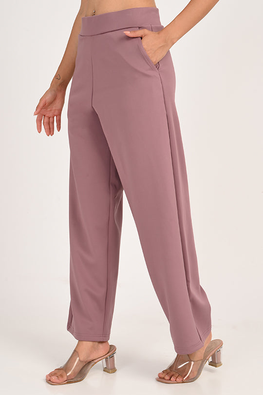 Stain Proof Turkish Pink Wide Leg Pants
