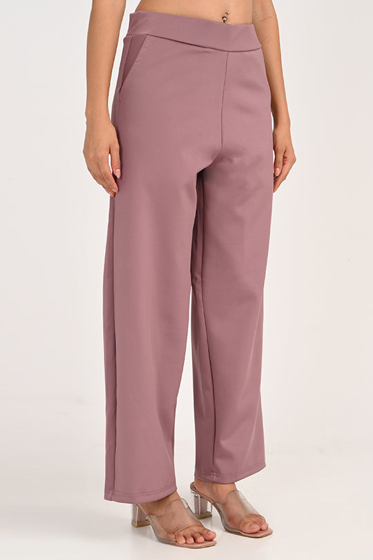 Stain Proof Turkish Pink Wide Leg Pants