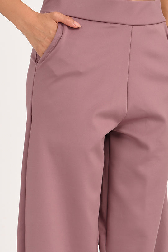 Stain Proof Turkish Pink Wide Leg Pants