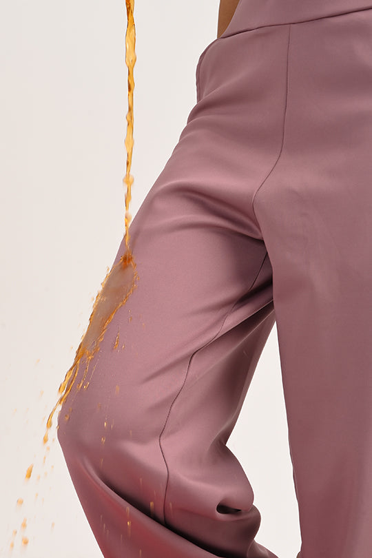 Stain Proof Turkish Pink Wide Leg Pants