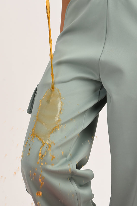 Stain Proof Sage Green Cargo Pants