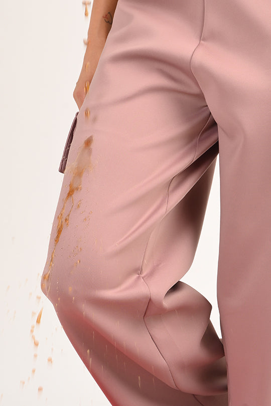 Stain Proof Dusky Rose Cargo Pants