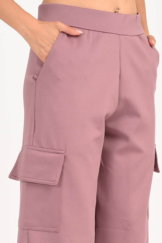 Stain Proof Turkish Pink Cargo Pants