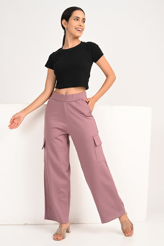 Stain Proof Turkish Pink Cargo Pants