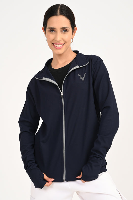 ADDAXPLAY Sunproof & Stain-Proof Performance Jacket in Navy