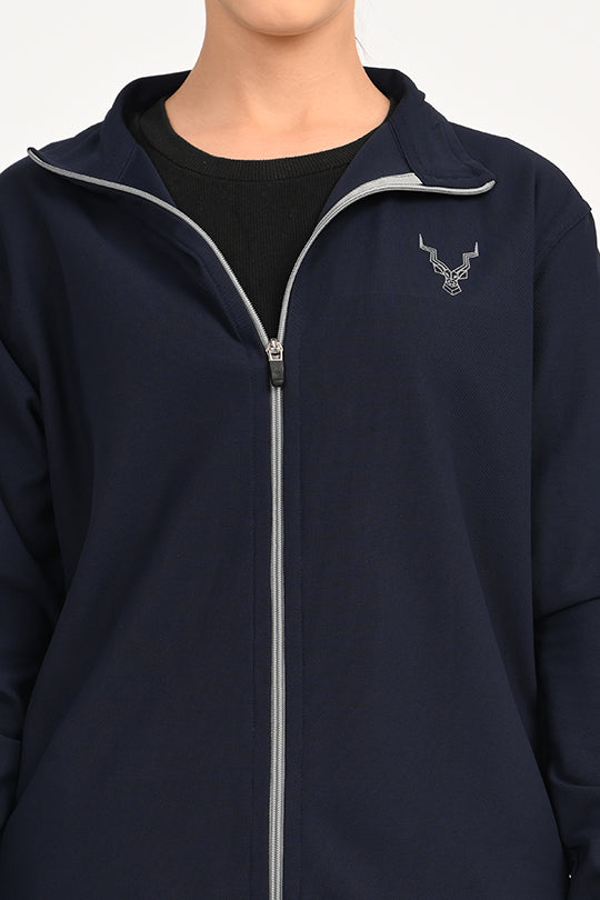 ADDAXPLAY Sunproof & Stain-Proof Performance Jacket in Navy