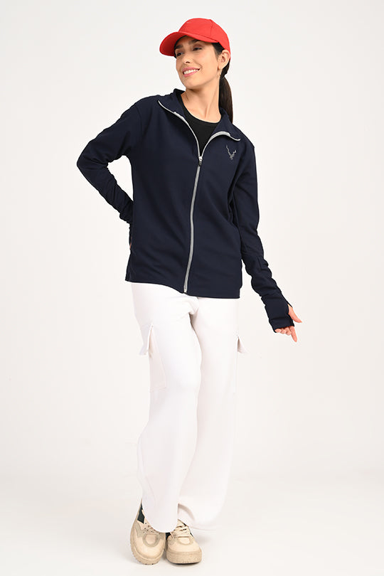 ADDAXPLAY Sunproof & Stain-Proof Performance Jacket in Navy