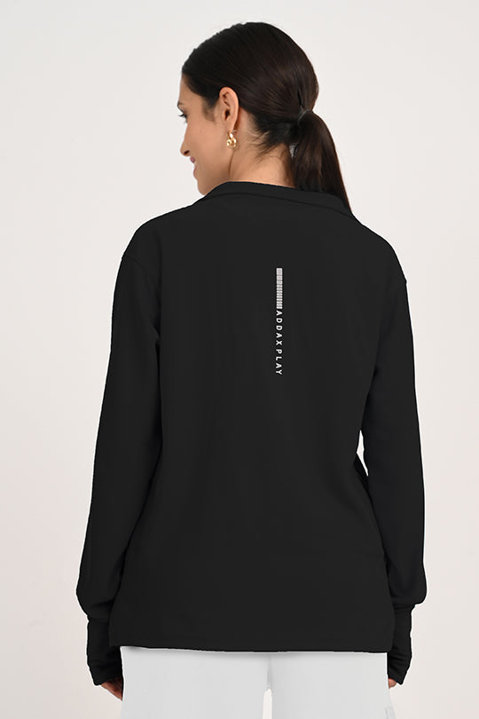 ADDAXPLAY Sunproof & Stain-Proof Performance Jacket in Classic Black