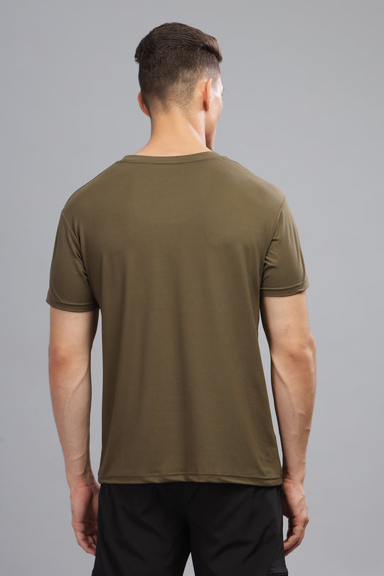 Air Cool Tee – Half Sleeve - Olive Green