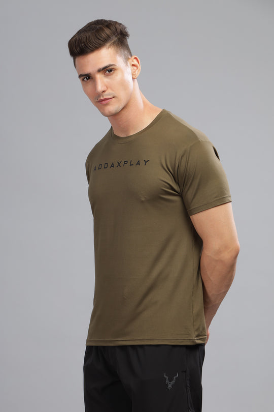 Air Cool Tee – Half Sleeve - Olive Green