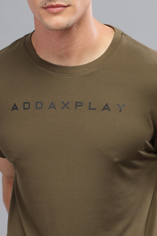 Air Cool Tee – Half Sleeve - Olive Green