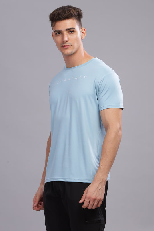 Air Cool Tee – Half Sleeve - Sky Blue