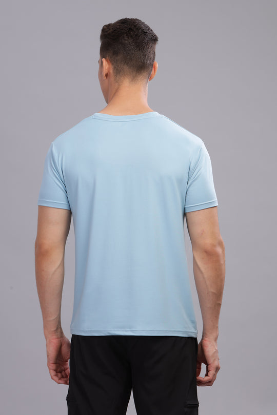 Air Cool Tee – Half Sleeve - Sky Blue