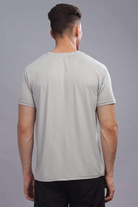 Air Cool Tee – Half Sleeve - Light Grey