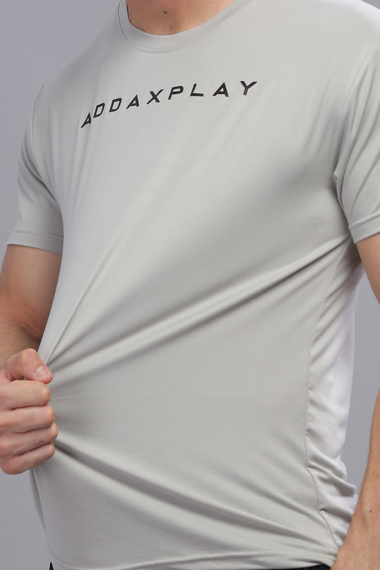 Air Cool Tee – Half Sleeve - Light Grey