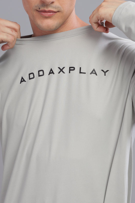 Air Cool Tee – Full Sleeve - Light Grey