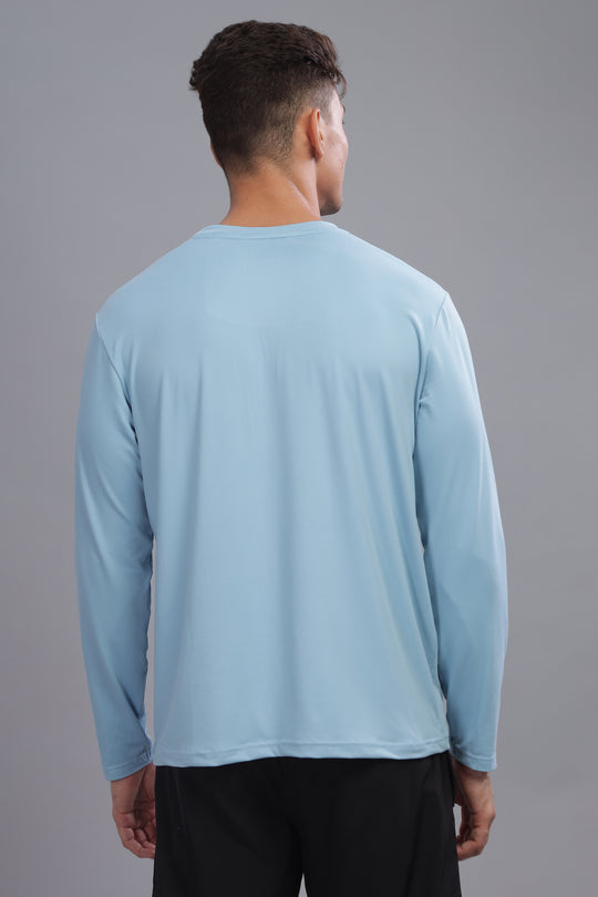 Air Cool Tee – Full Sleeve - Sky Blue