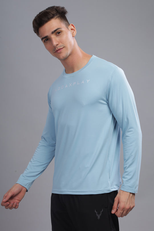 Air Cool Tee – Full Sleeve - Sky Blue