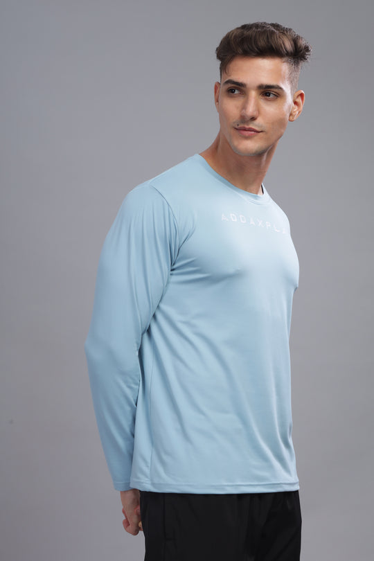 Air Cool Tee – Full Sleeve - Sky Blue