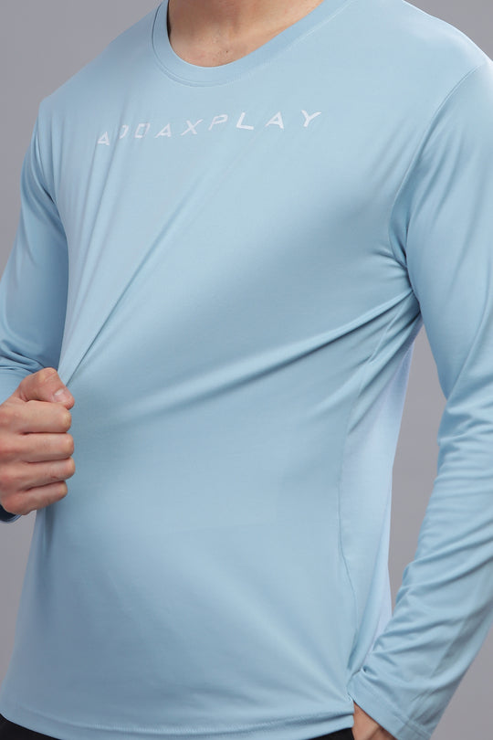 Air Cool Tee – Full Sleeve - Sky Blue