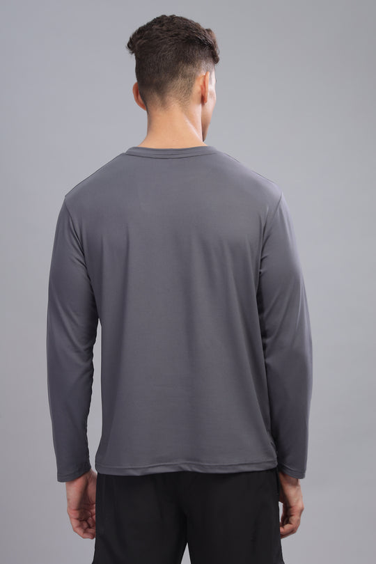Air Cool Tee – Full Sleeve - Dark Grey