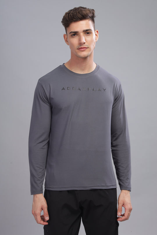 Air Cool Tee – Full Sleeve - Dark Grey