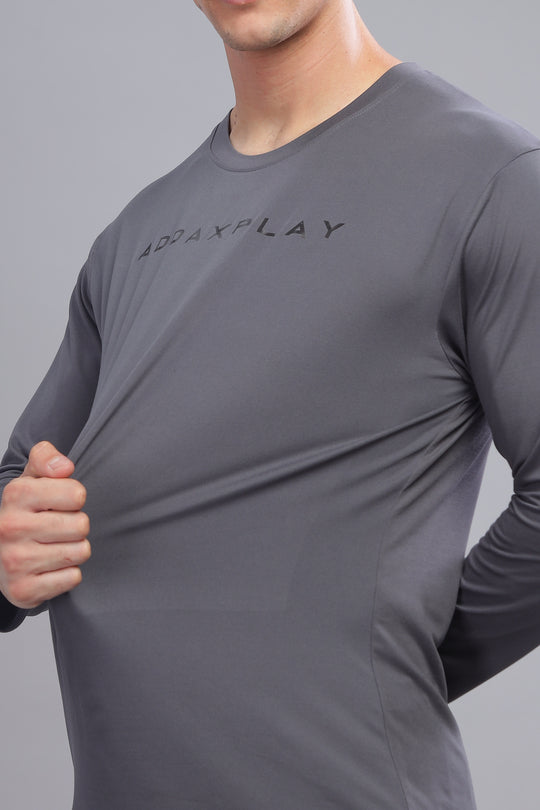 Air Cool Tee – Full Sleeve - Dark Grey