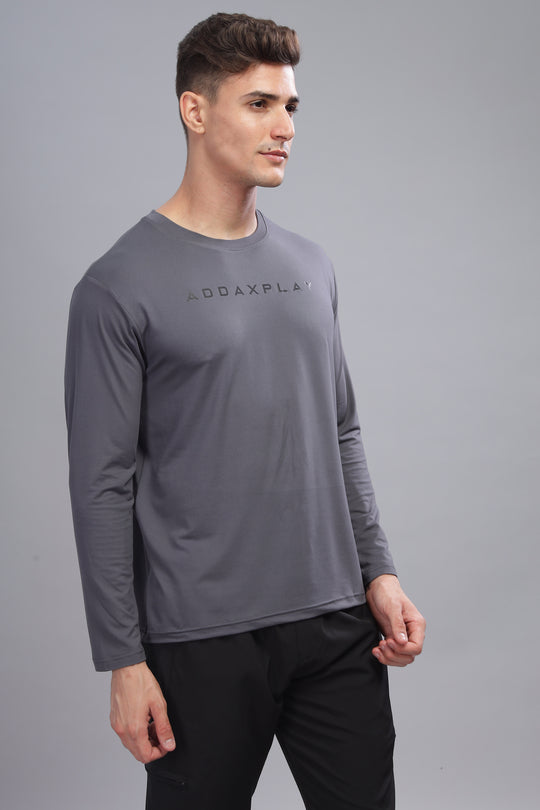 Air Cool Tee – Full Sleeve - Dark Grey